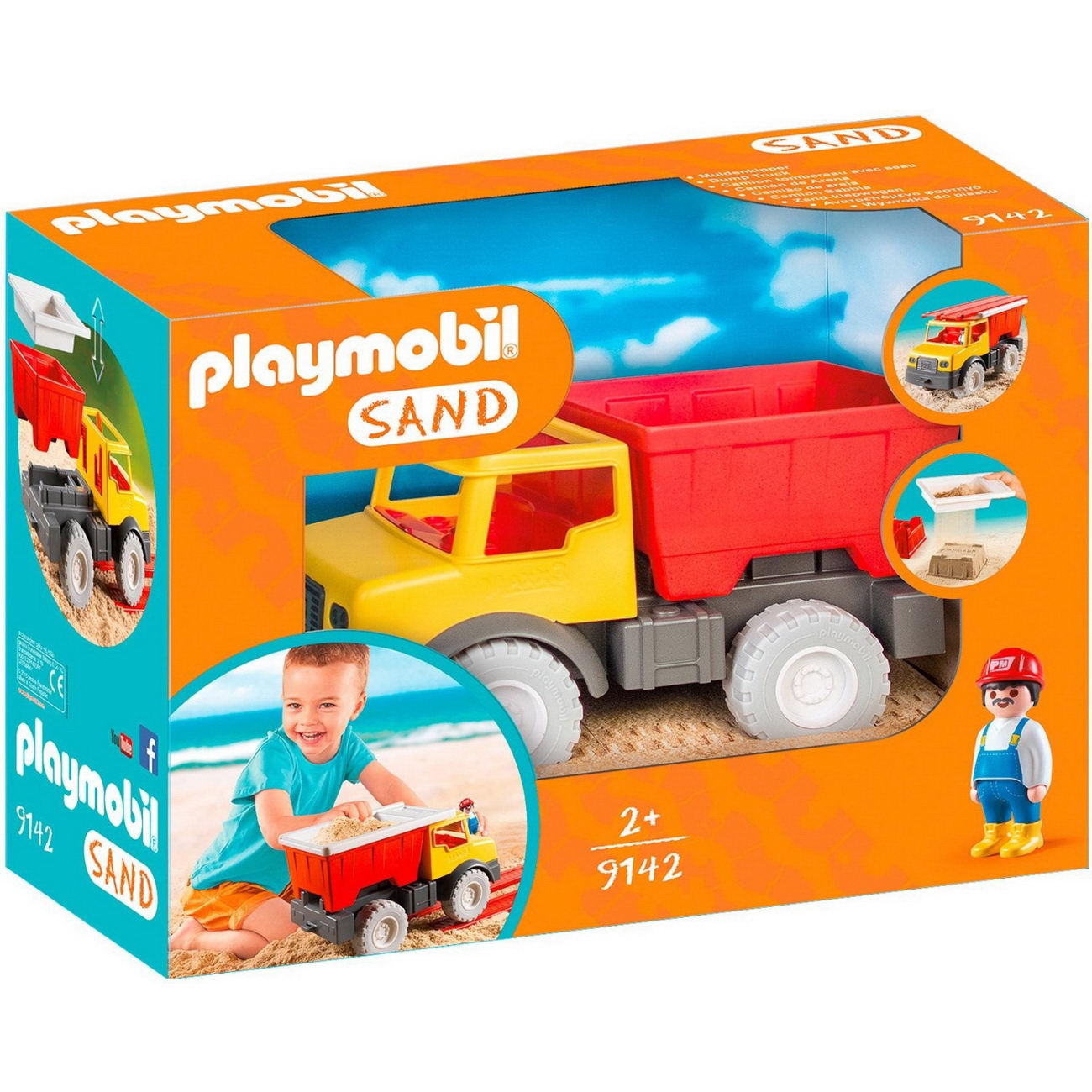 Playmobil 9142 - Muldenkipper - 1.2.3 / Sand