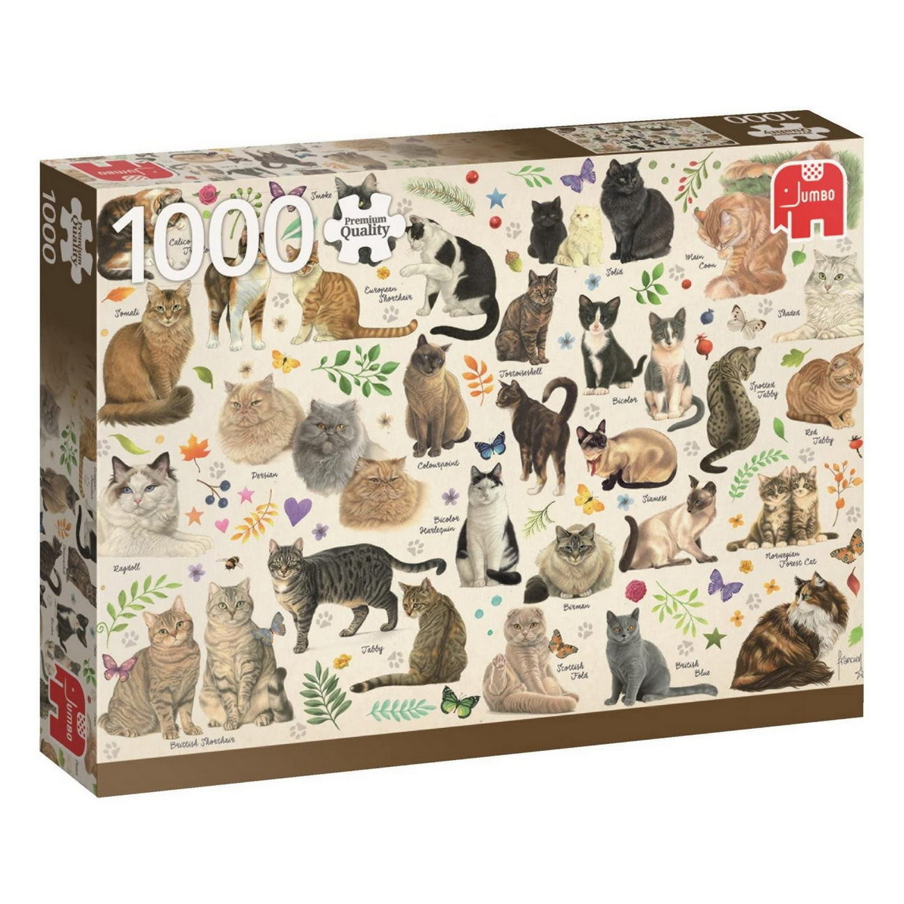 Puzzle - Katzen Poster (Francien van Westering) - 1000 Teile
