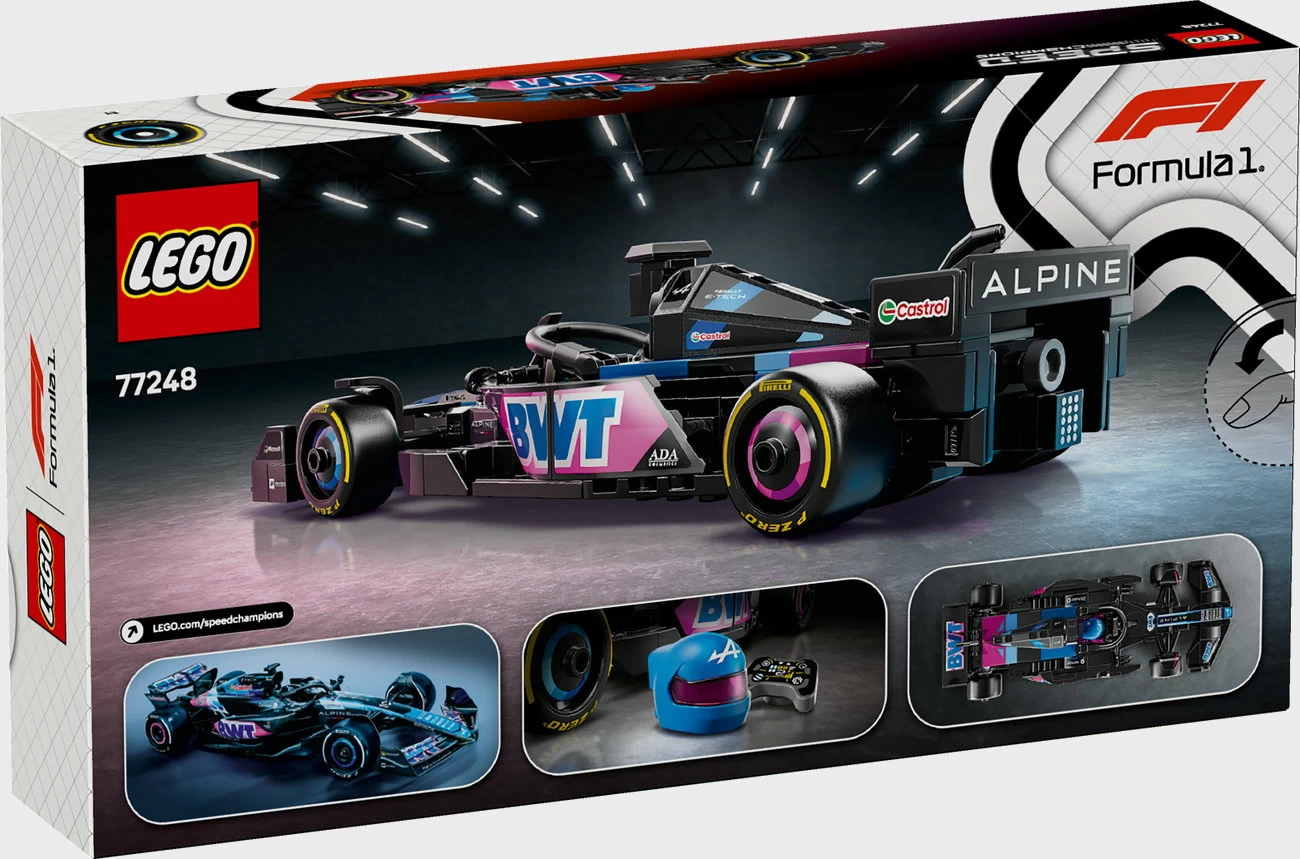 LEGO Speed Champions 77248 - BWT Alpine F1 Team A524 Rennauto