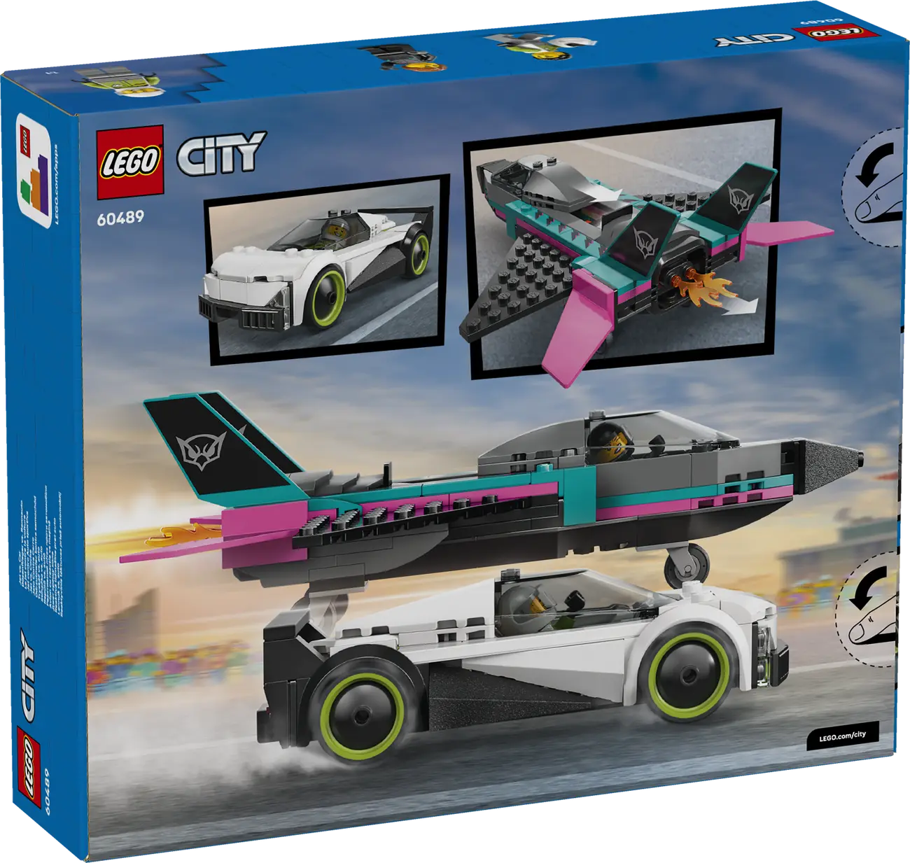 LEGO City - Düsenflieger vs. Rennauto (60489)