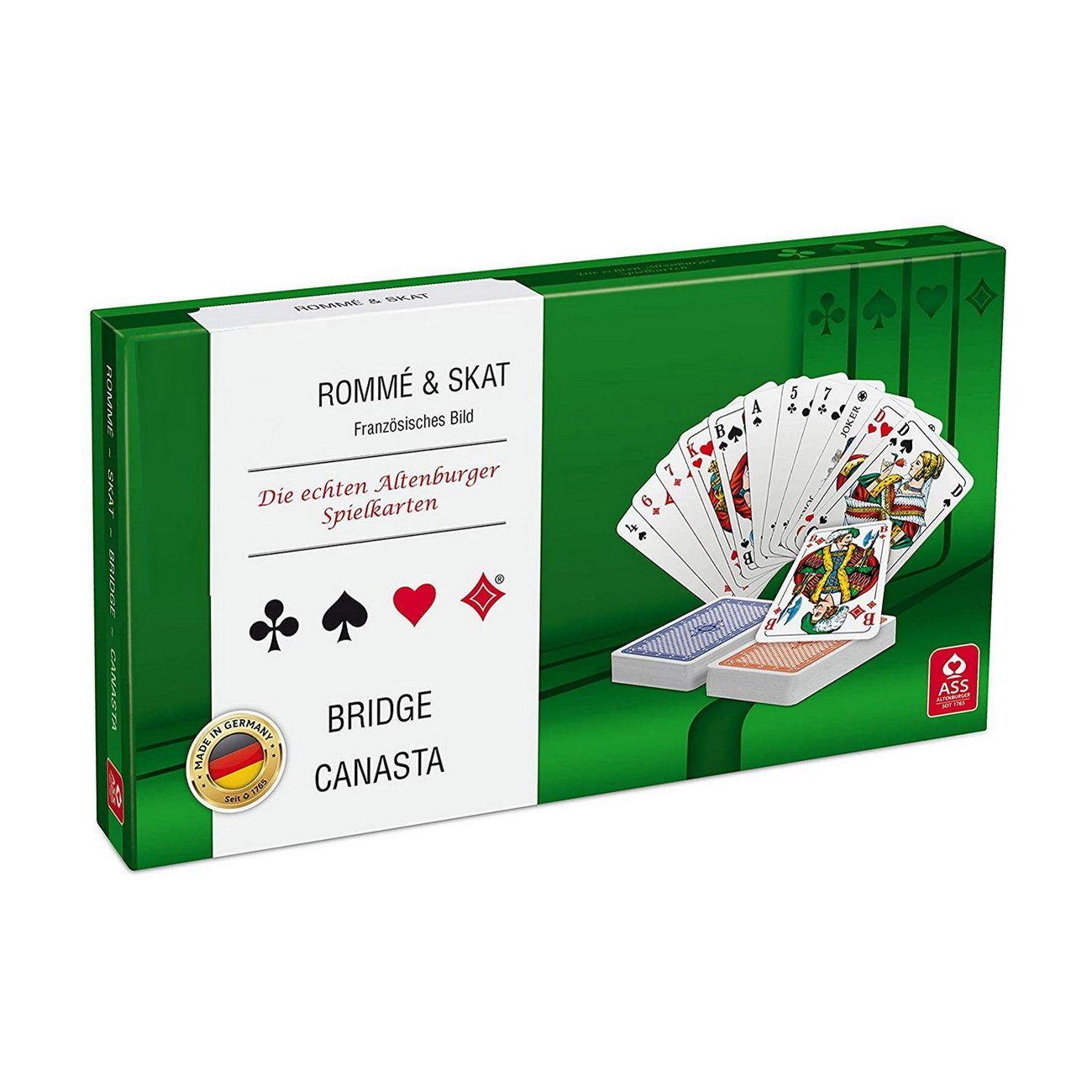 Spielkartenkassette Romme u Skat (ASS 22570188)