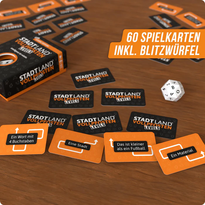 Classic Edition LEVELS -  STADT LAND VOLLPFOSTEN - Intelligenz ist relativ (DENKRIESEN)