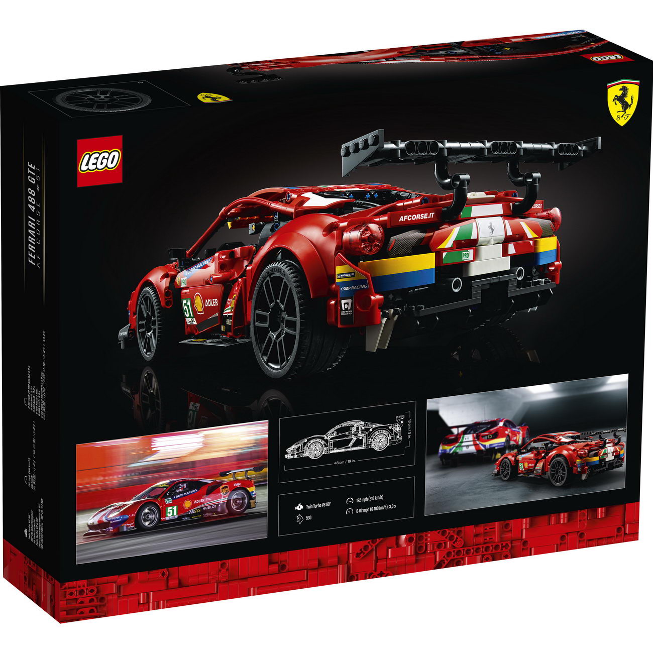 LEGO Technic 42125 - Ferrari 488 GTE AF Corse #51