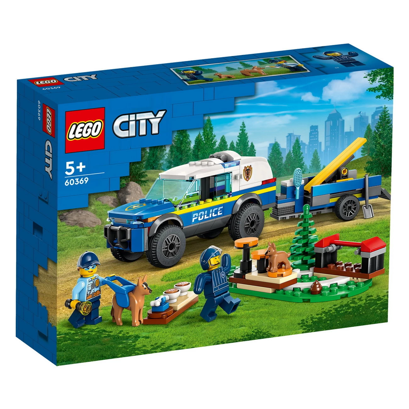 LEGO City 60369 - Mobiles Polizeihunde-Training