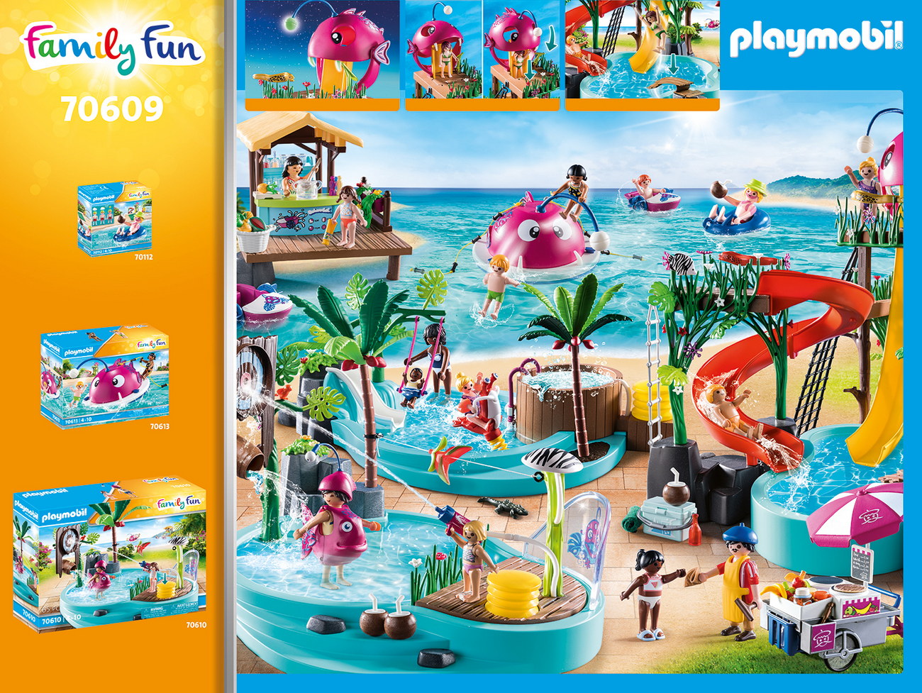 Playmobil 70609 - Aqua Park mit Rutschen - Family Fun