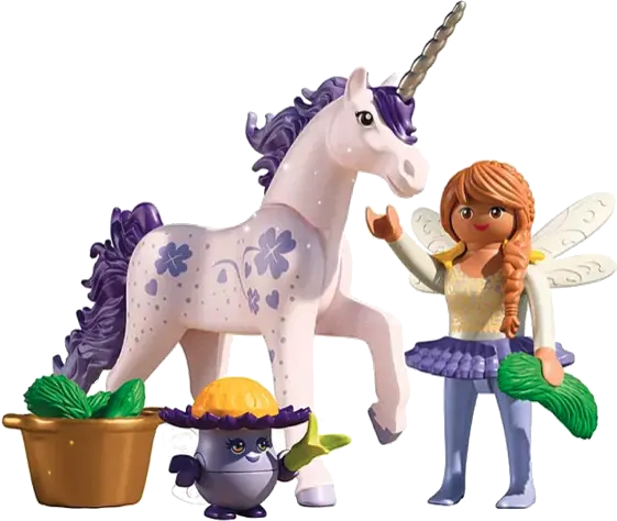 Playmobil 71843 - Sammeleinhorn Glückslavendel mit Fee