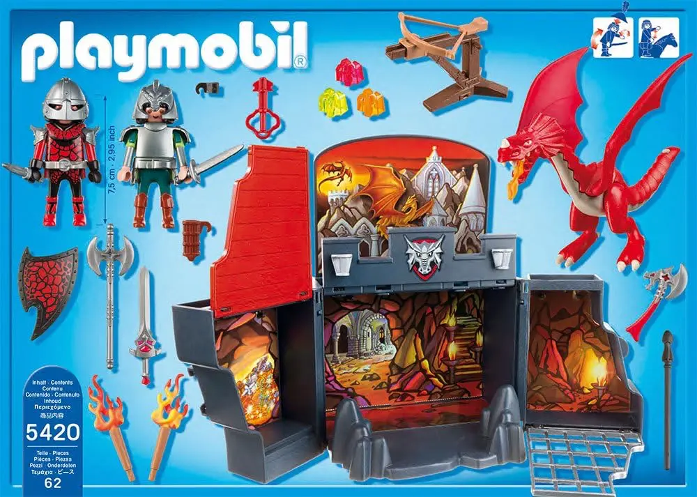 Playmobil 5420 - Aufklapp-Spielbox Drachenverlies