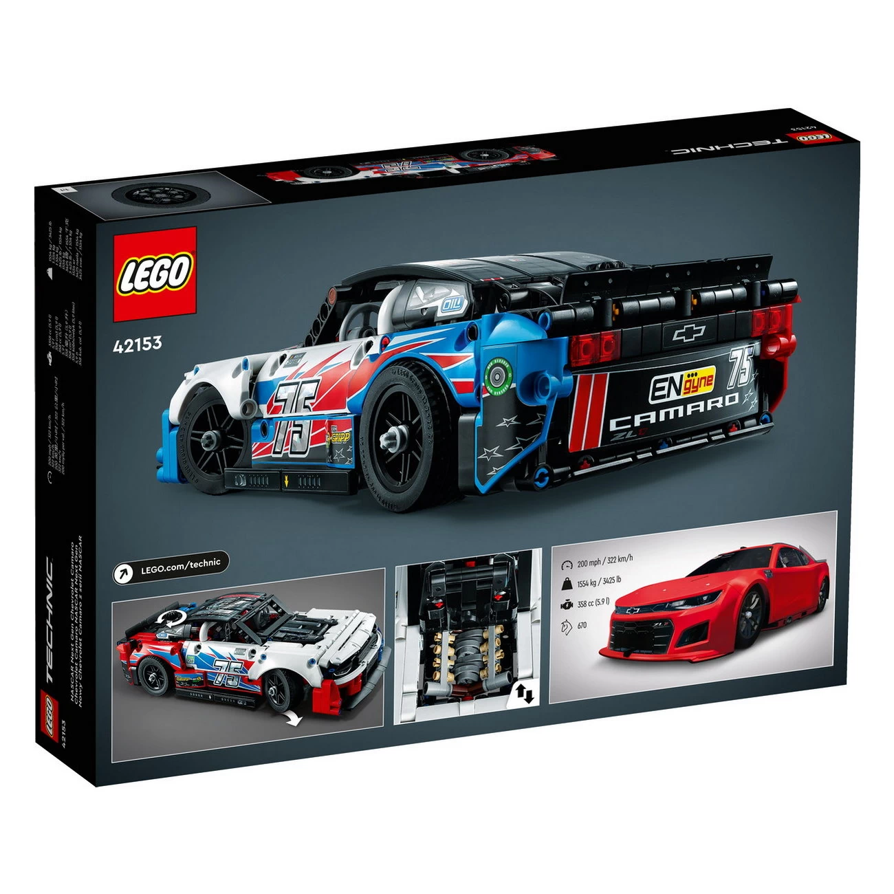 LEGO Technic 42153 - NASCAR Next Gen Chevrolet Camaro