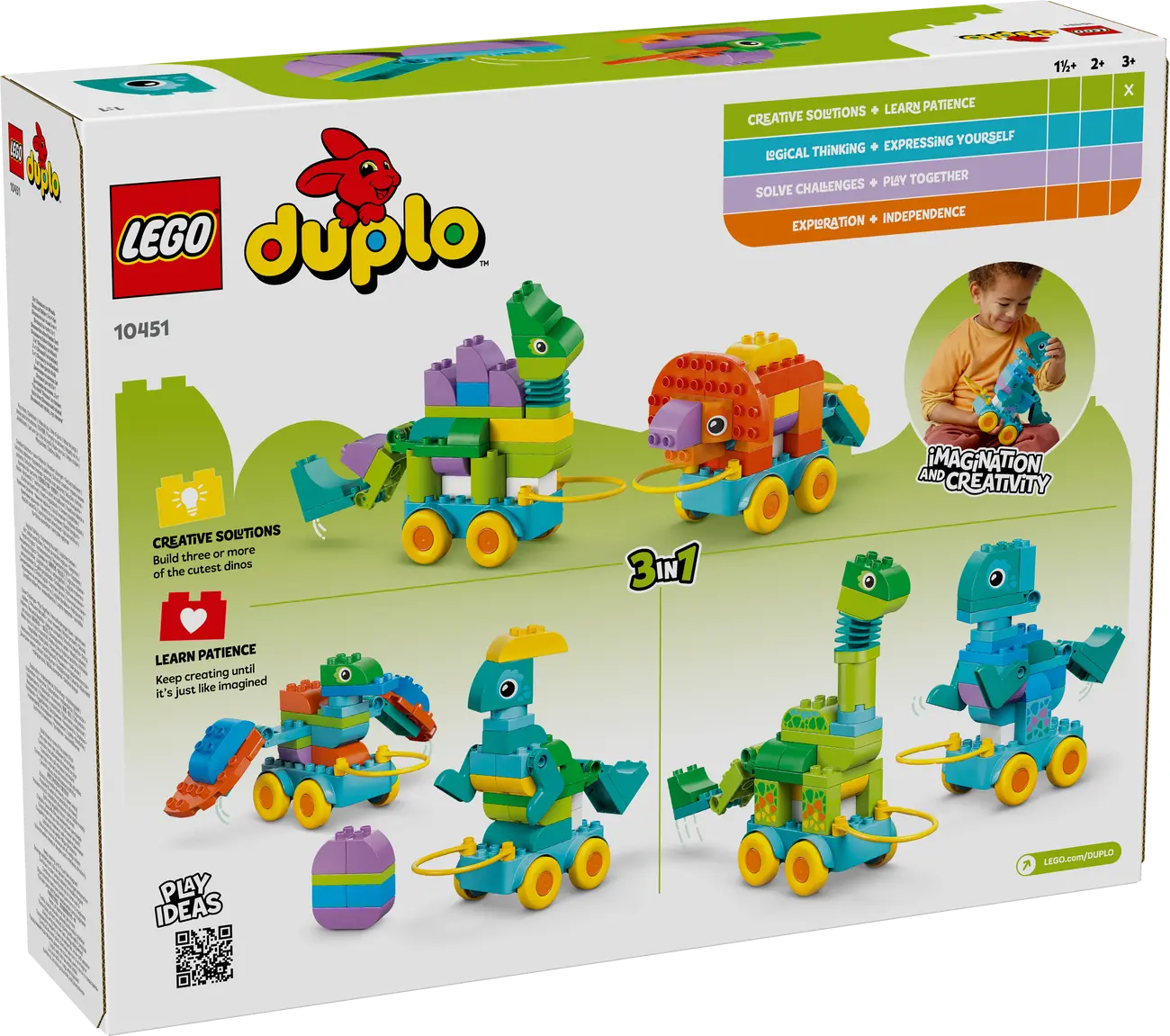 LEGO DUPLO 10451 - Dinos auf Rädern 3-in-1-Set