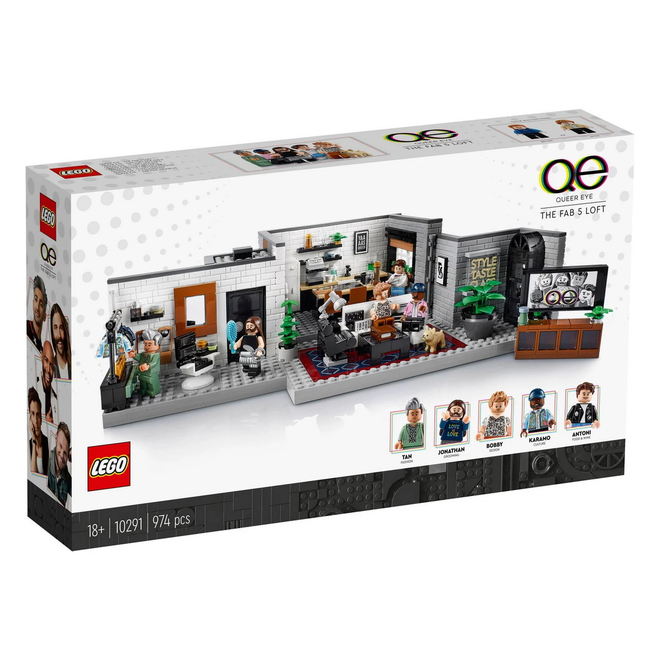 LEGO 10291 - Queer Eye - Das Loft der Fab 5