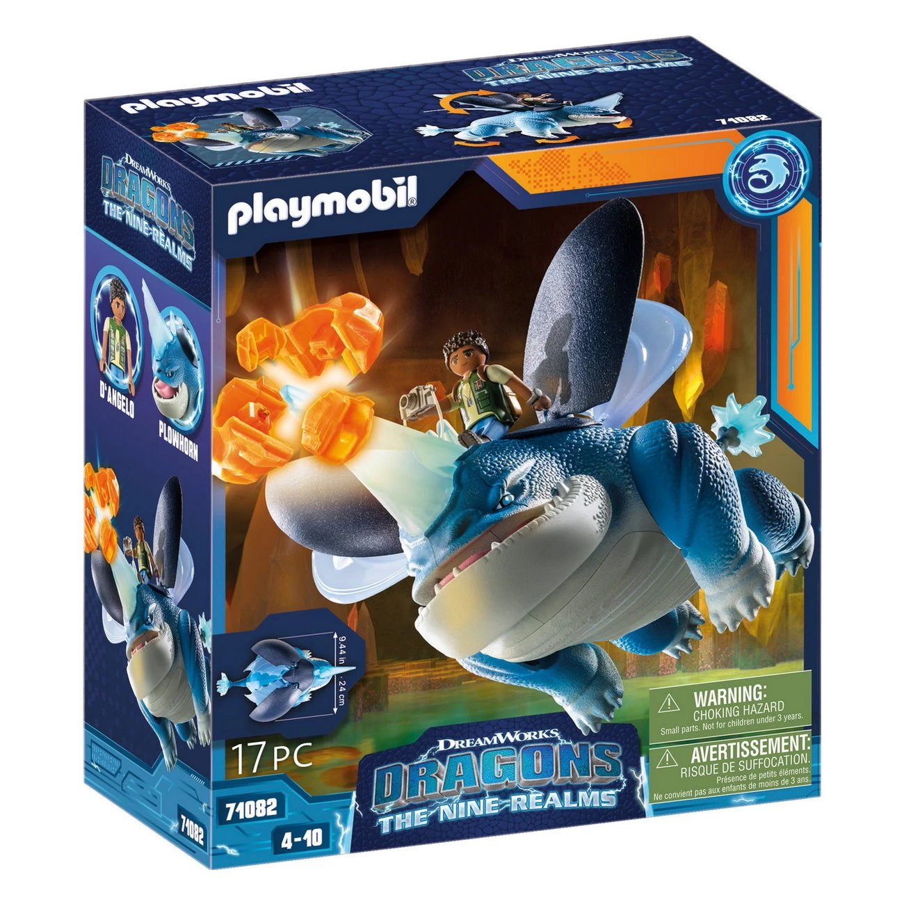 Playmobil 71082 - Plowhorn und D'Angelo - Dragons The Nine Realms