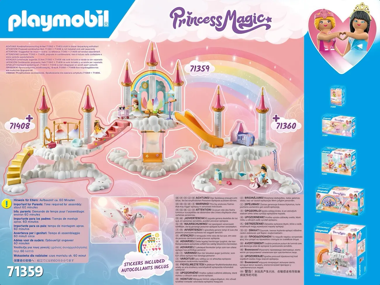 Playmobil 71359 - Himmlisches Regenbogenschloss - Princess Magic