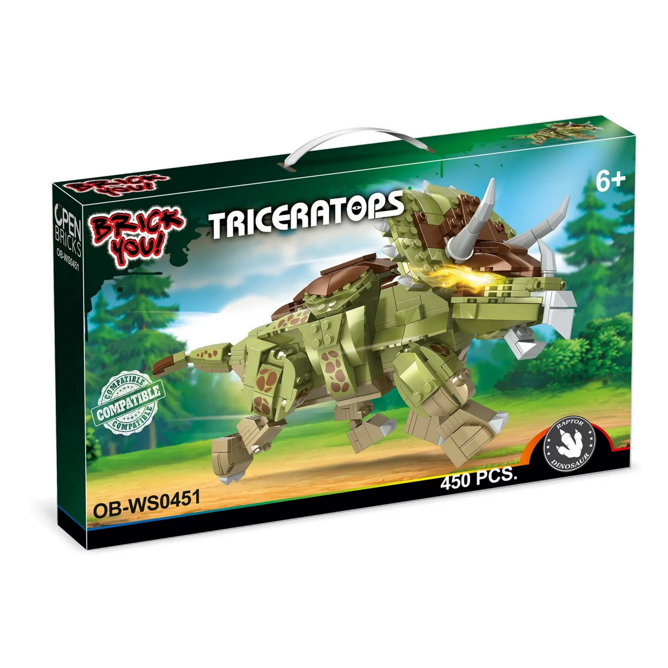 Triceratops OPEN BRICKS