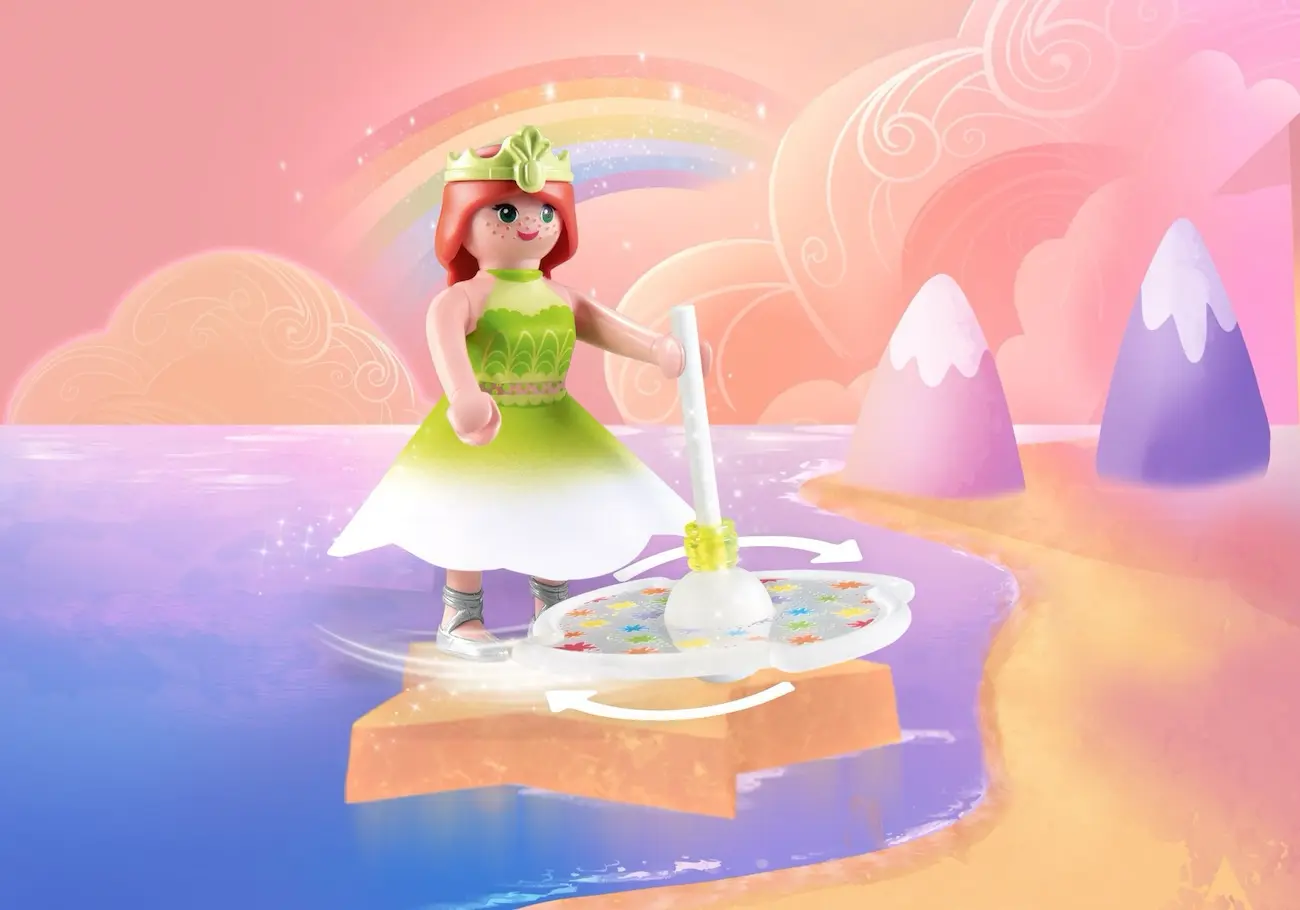 Playmobil 71364 - Himmlischer Regenbogenkreisel mit Prinzessin - Princess Magic
