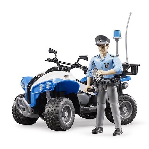 bworld 63010 Polizei-Quad mit Polizist und Ausstattung