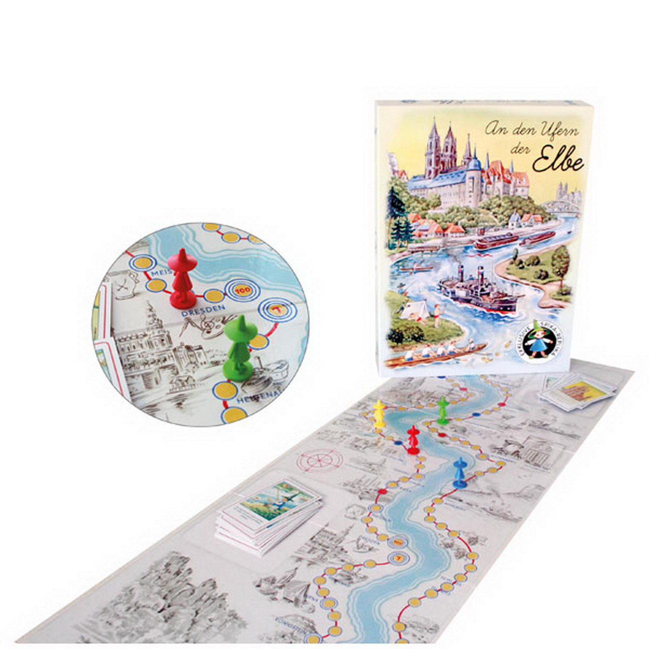 An den Ufern der Elbe - Spika Retrospiel 1957