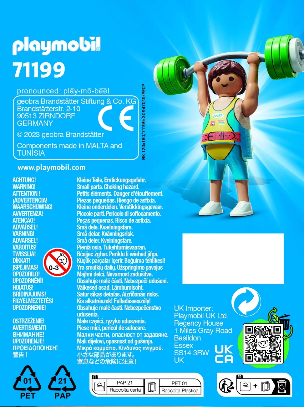 Playmobil 71199 - Gewichtheber (PLAYMO-FRIENDS)