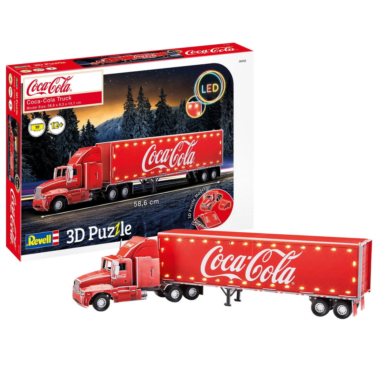 Revell 00152 - Coca Cola Truck  - LED Edition  3D Puzzle