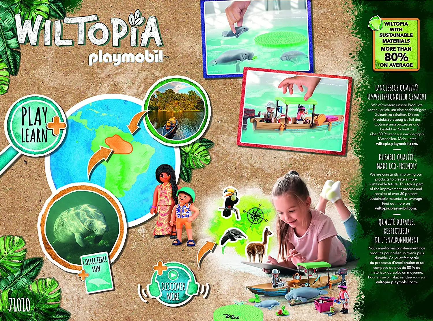 Playmobil 71010 - Bootsausflug zu den Seekühen - WILTOPIA