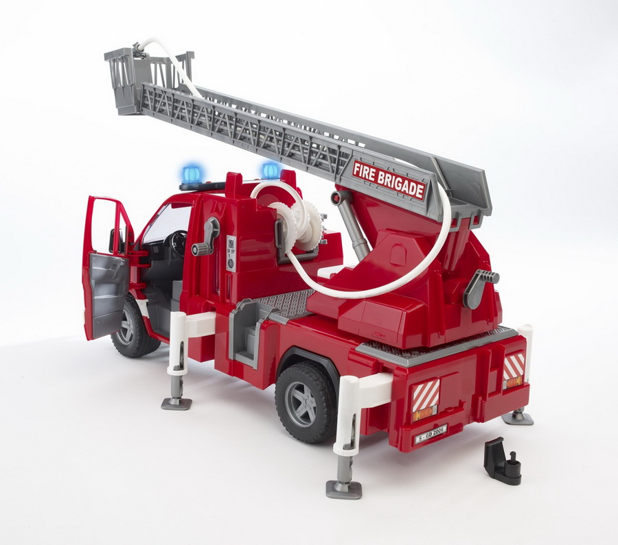 BRUDER 02532 - MB Sprinter Feuerwehr Drehleiter Pumpe