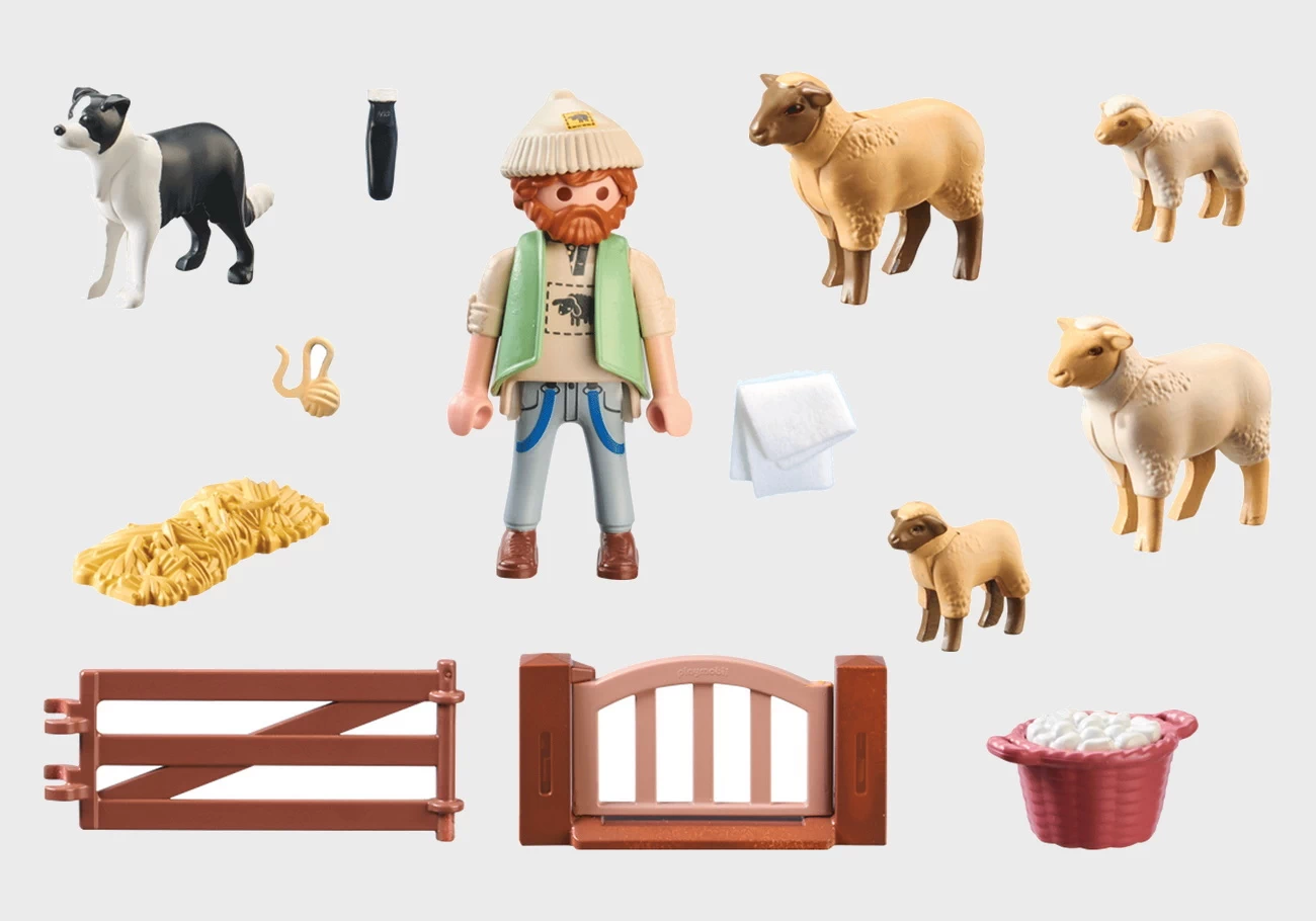 Playmobil 71444 - Junger Schäfer mit Schafen - Country