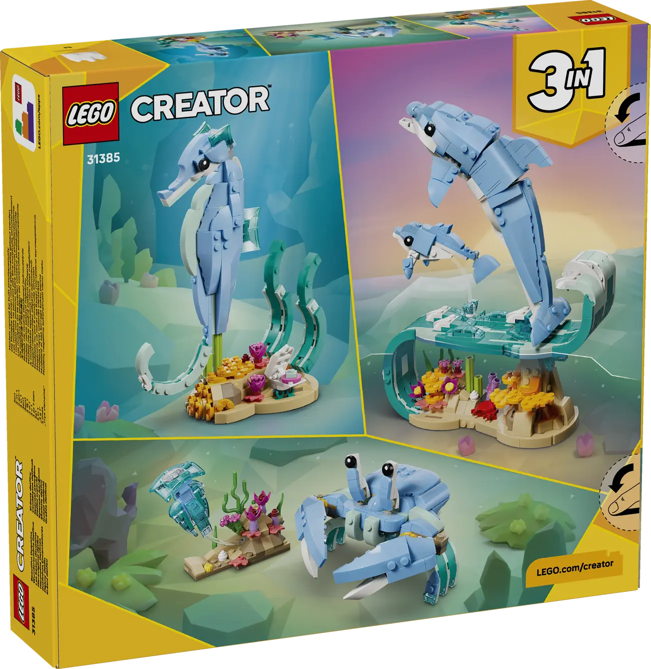 LEGO Creator - Meerestiere: Wunderschöne Delfine (31385)