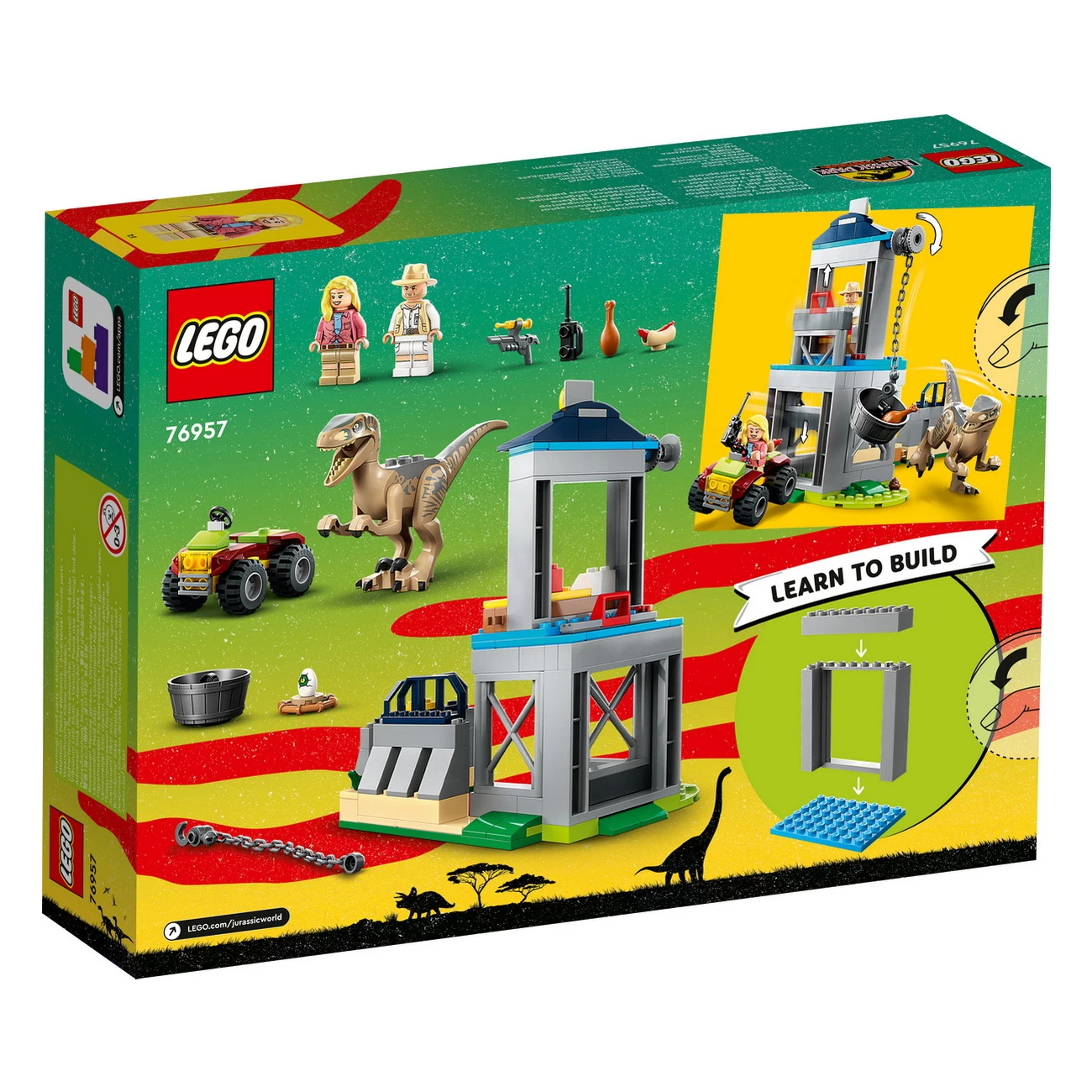 LEGO Jurassic Park - Flucht des Velociraptors (76957)