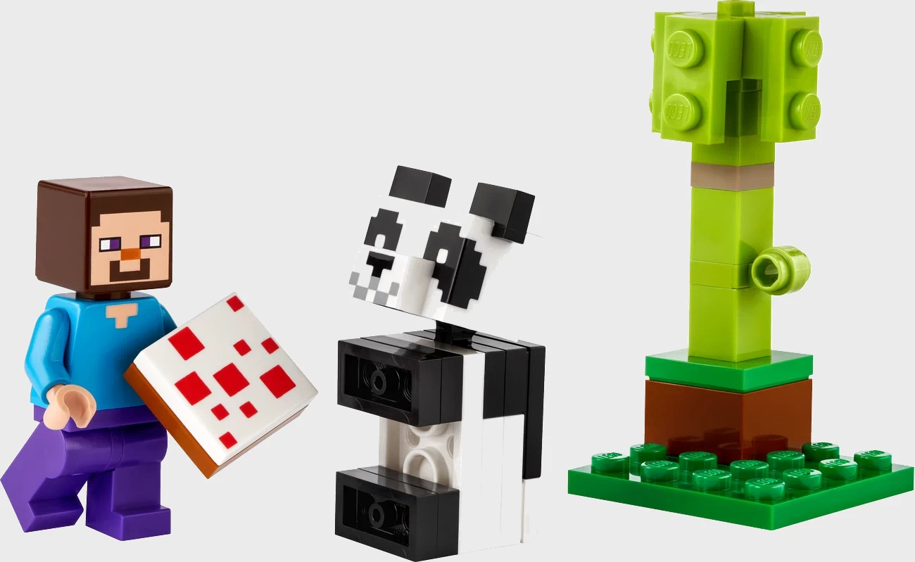 LEGO Minecraft 30672 - Steve mit Baby-Panda