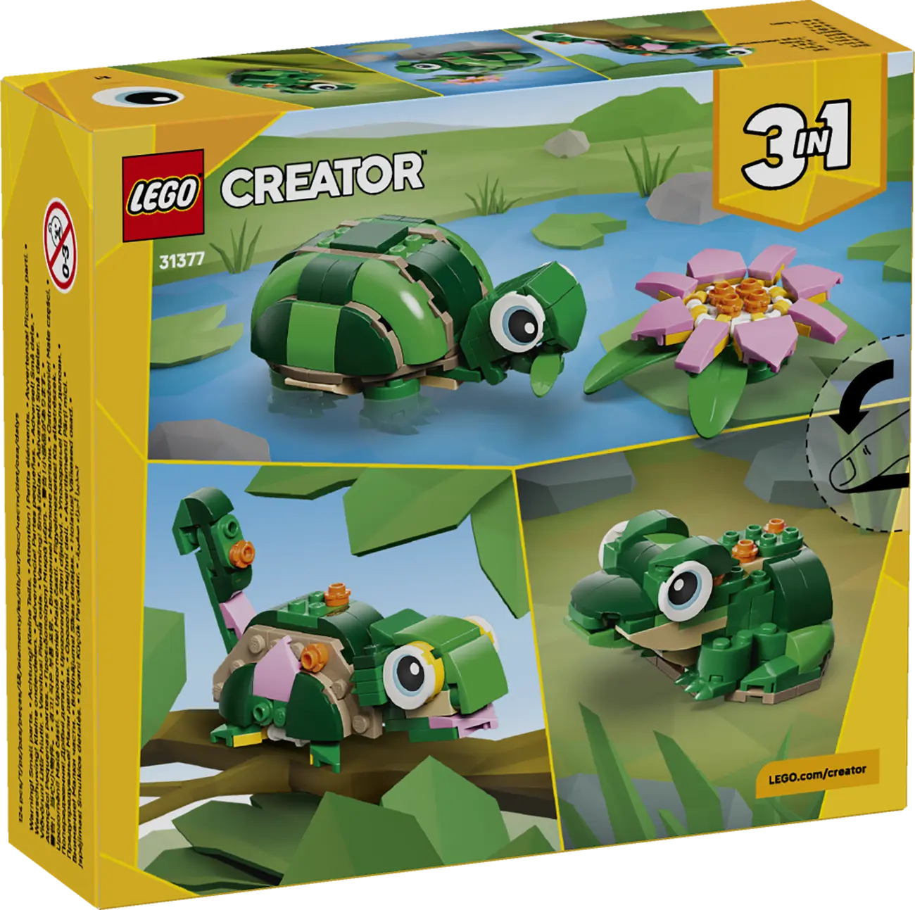 LEGO Creator - Schildkröte mit Seerose (31377)