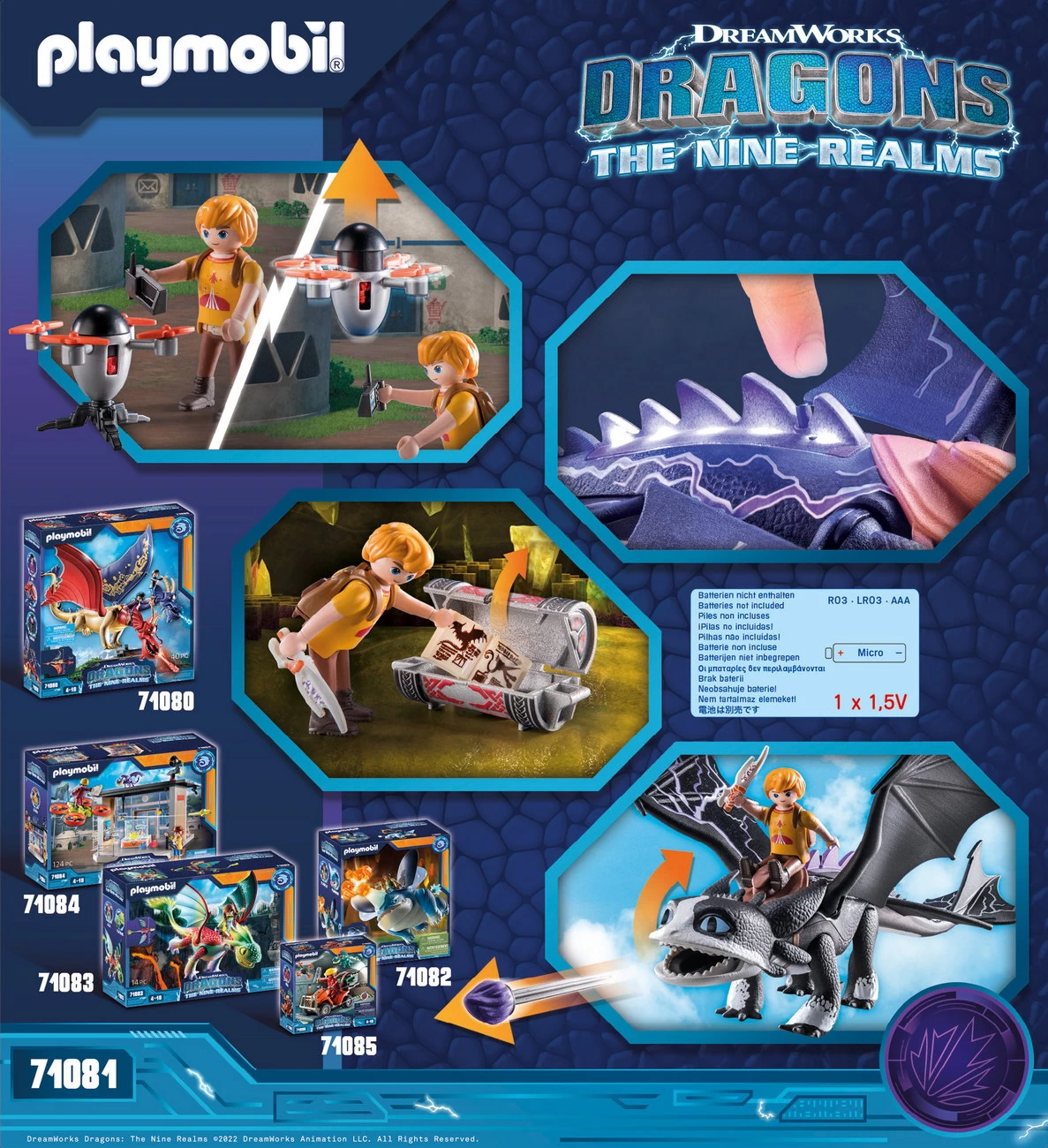 Playmobil 71081 - Thunder und Tom - Dragons The Nine Realms