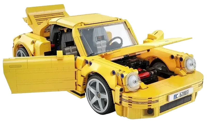 CaDA RUF Yellow Bird Porsche 1:12