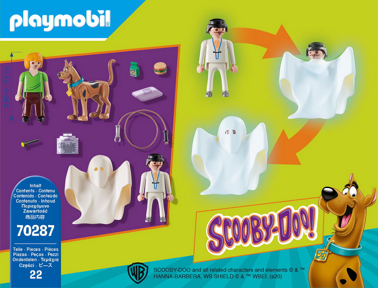 Playmobil 70287 - SCOOBY-DOO! Scooby & Shaggy mit Geist