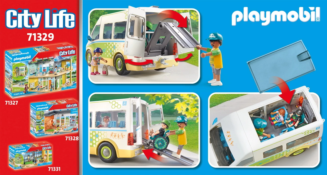 Playmobil 71329 - Schulbus - City Life