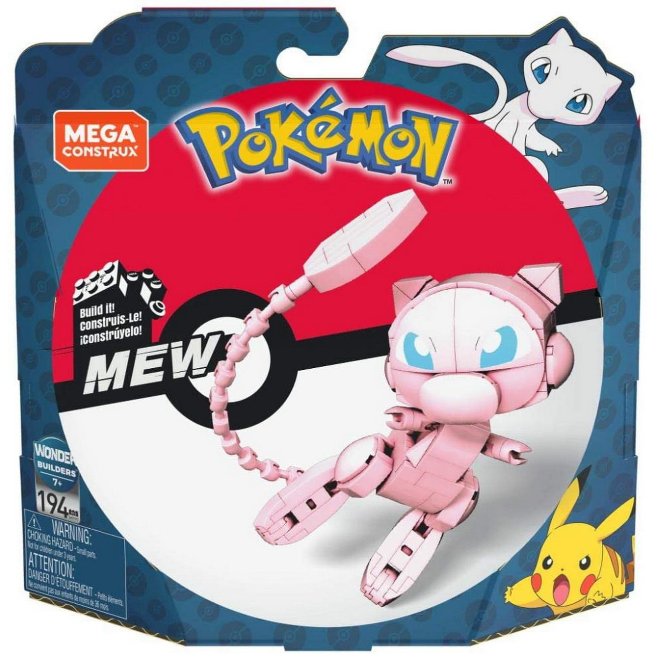 Mew Medium - Mega Construx Pokemon (Mattel GKY97)