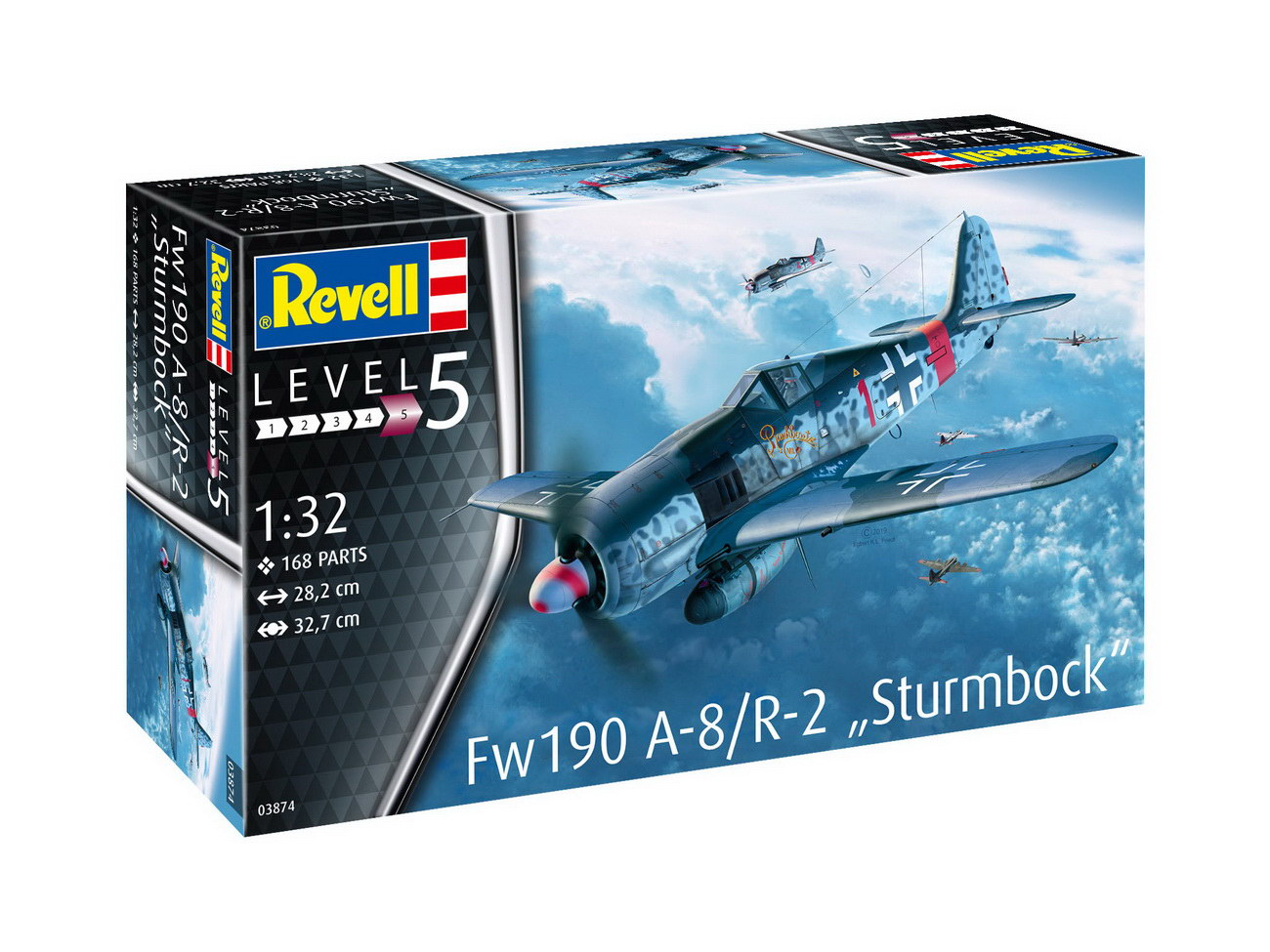Revell 03874 - Focke Wulf FW190 A-8 Sturmbock - Flugzeug Modell