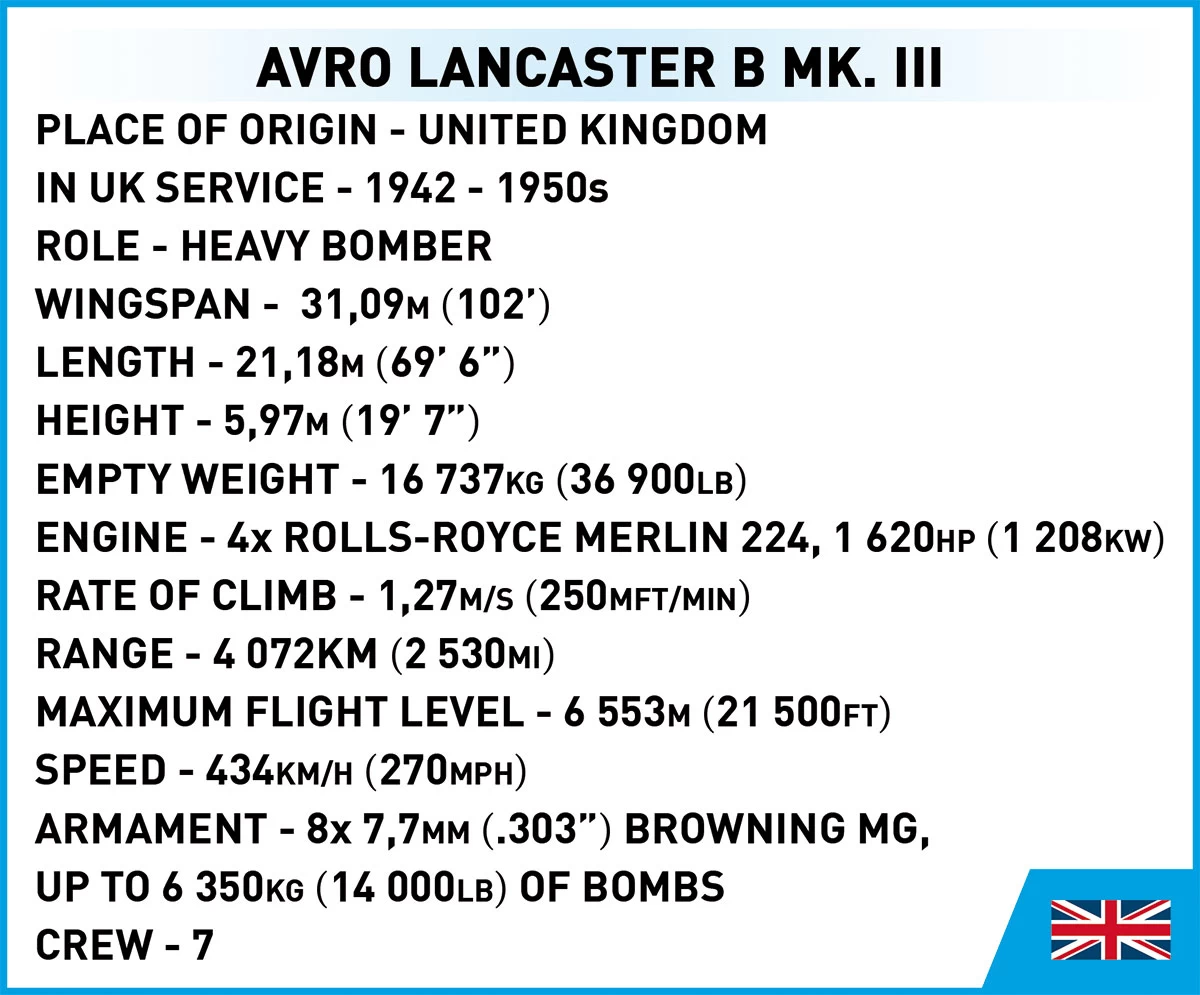 COBI - Avro Lancaster B III (5759) - Bausteine kaufen