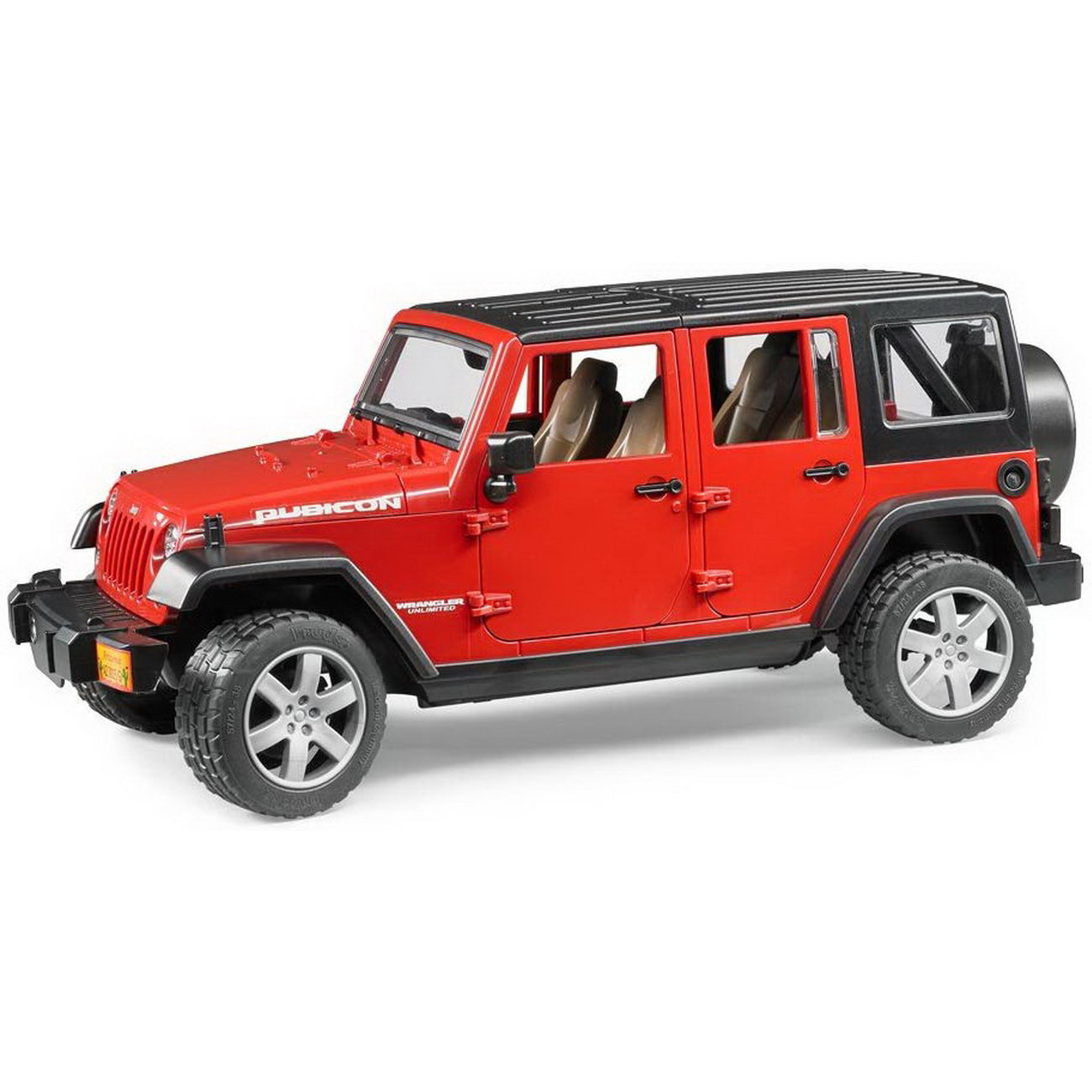 BRUDER 02525 - Jeep Wrangler Unlimited Rubicon - ROT