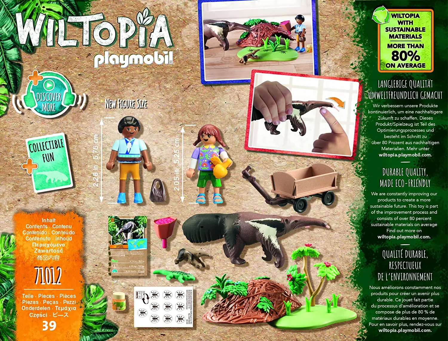 Playmobil 71012 - Ameisenbärpflege - WILTOPIA
