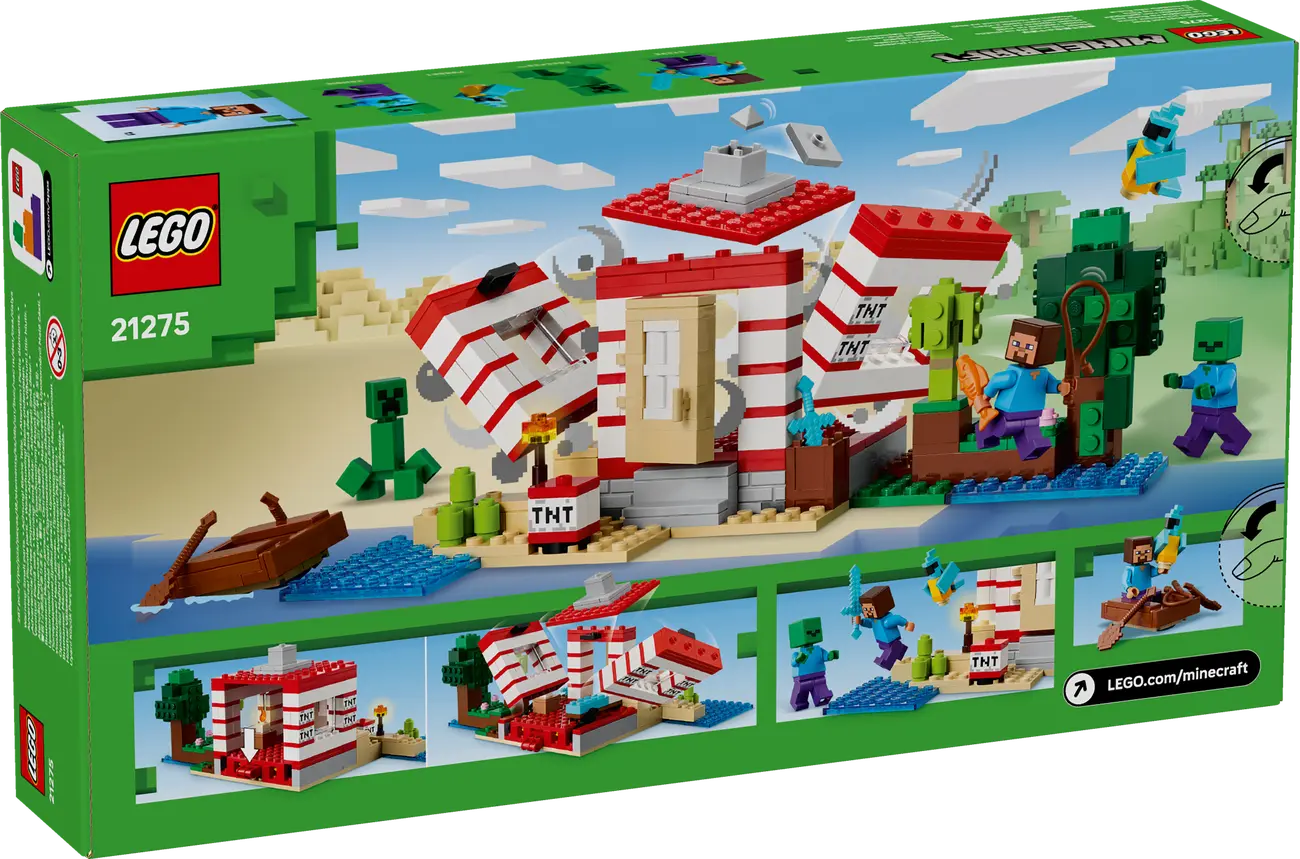 LEGO Minecraft 21275 - Das TNT-Dschungelhaus