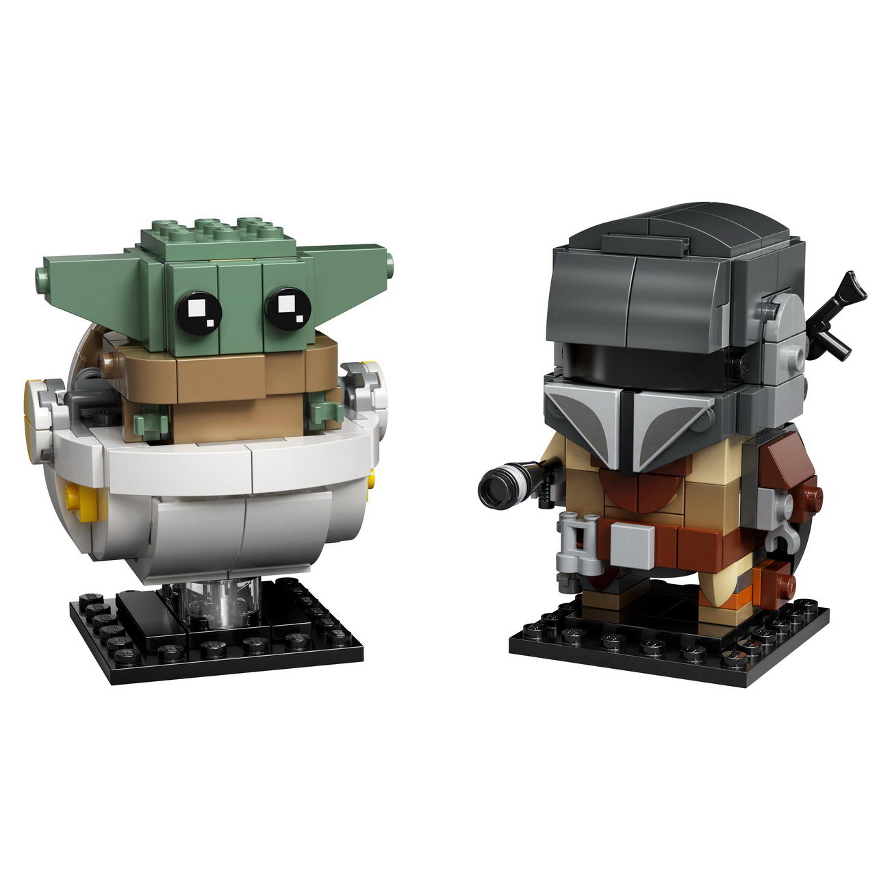 2020-08-LEGO Star Wars 75317 - Mandalorianer und das Kind BrickHeadz