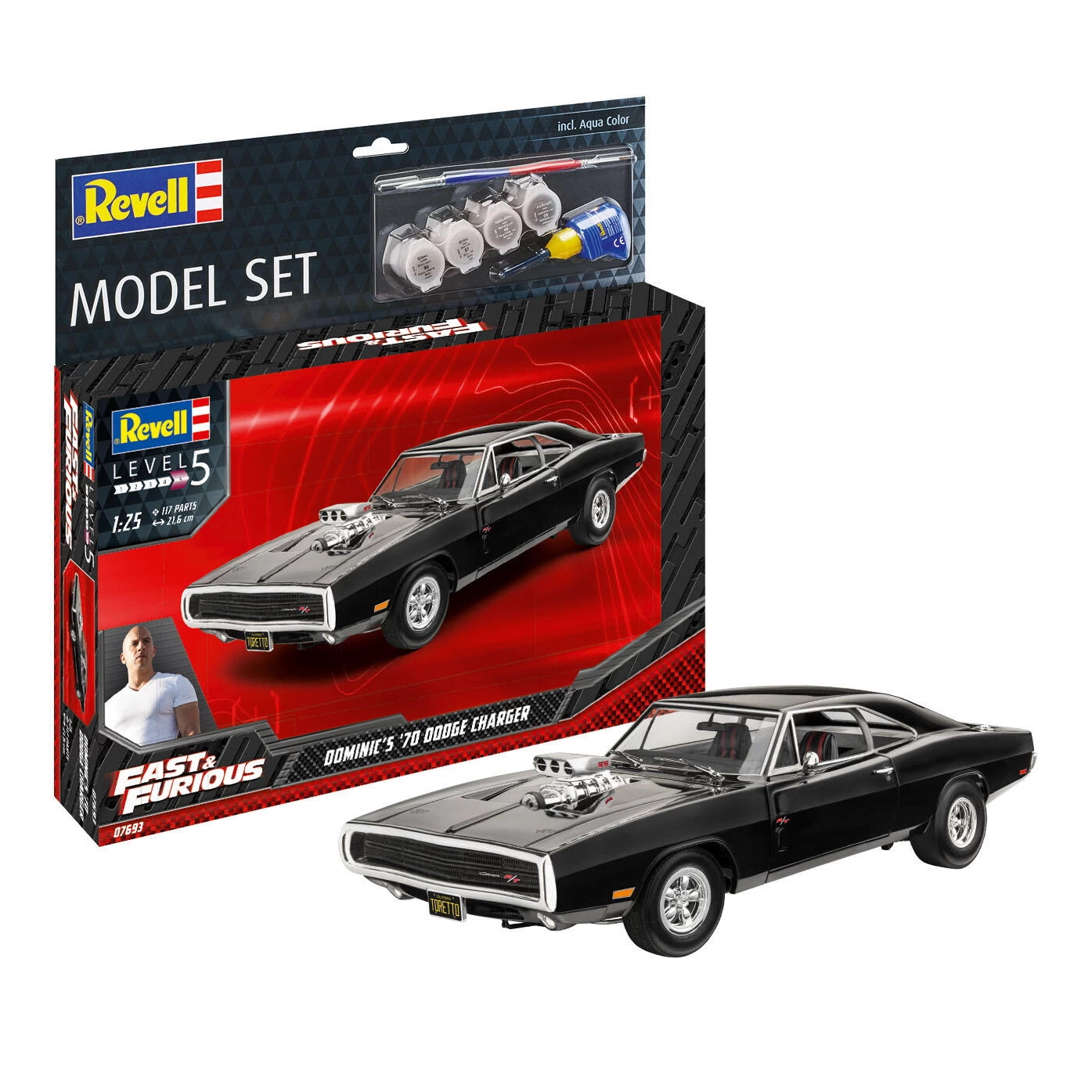 Revell 67693 - Model Set Fast & Furious - Dominics 1970 Dodge Charger