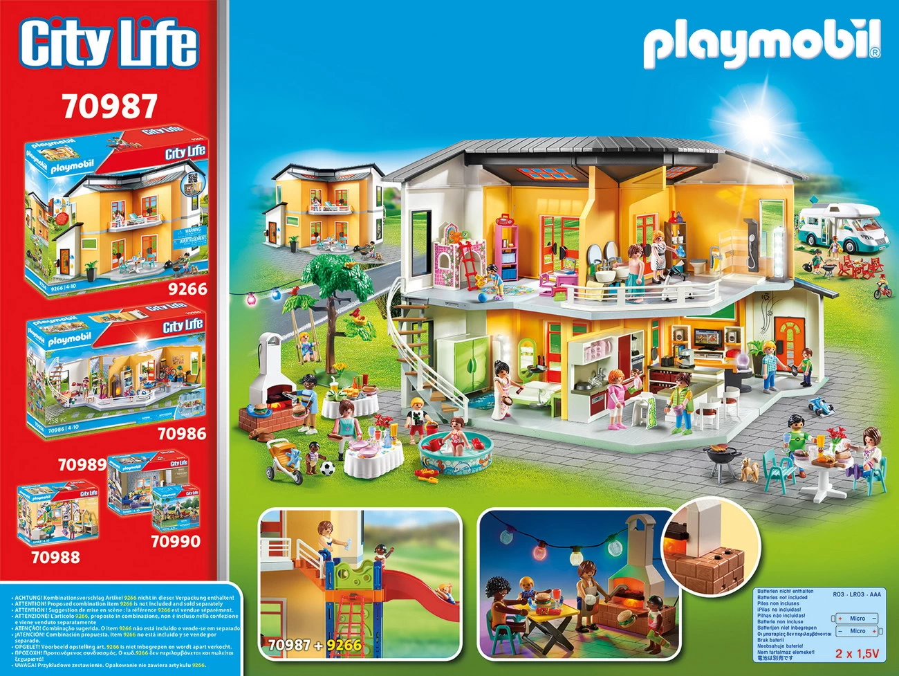 Playmobil 70987 - Poolparty mit Rutsche (City Life)