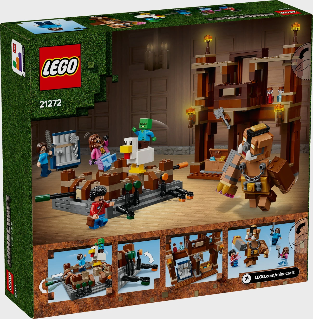 LEGO Minecraft 21272 - Waldanwesen mit Boxring