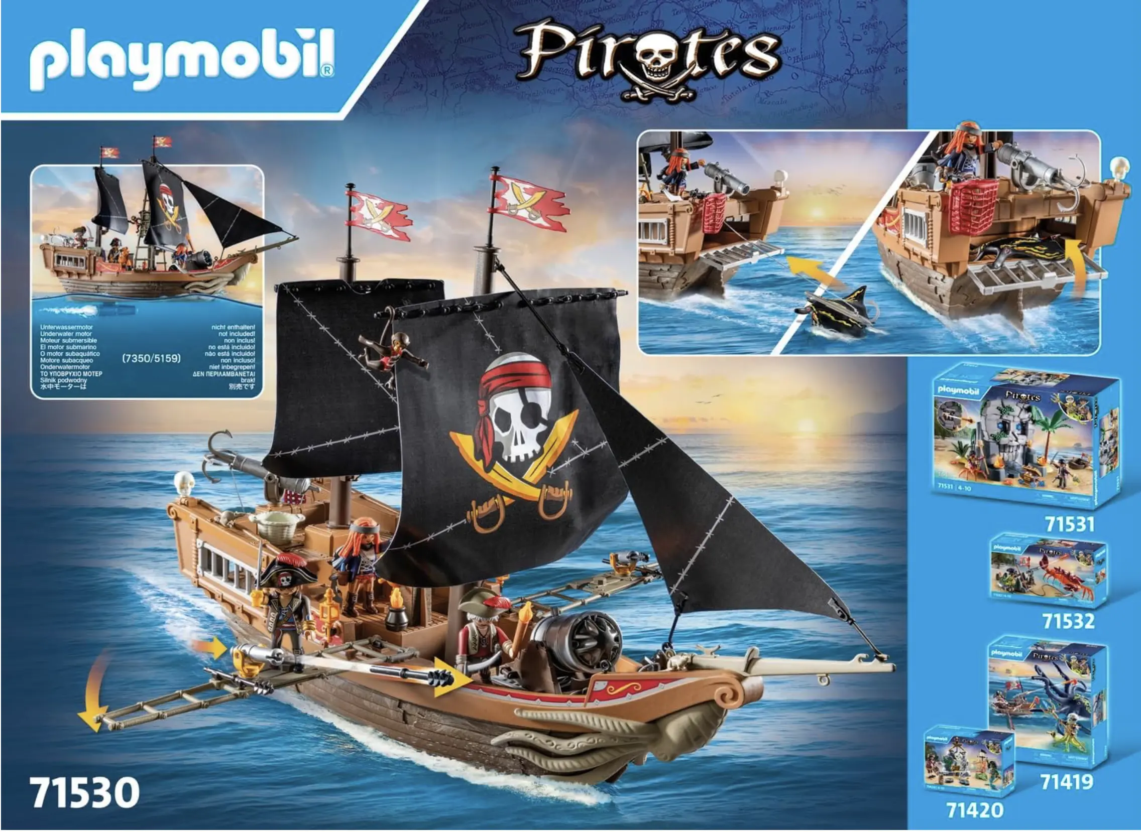 Playmobil 71530 - Großes Piratenschiff (Pirates)
