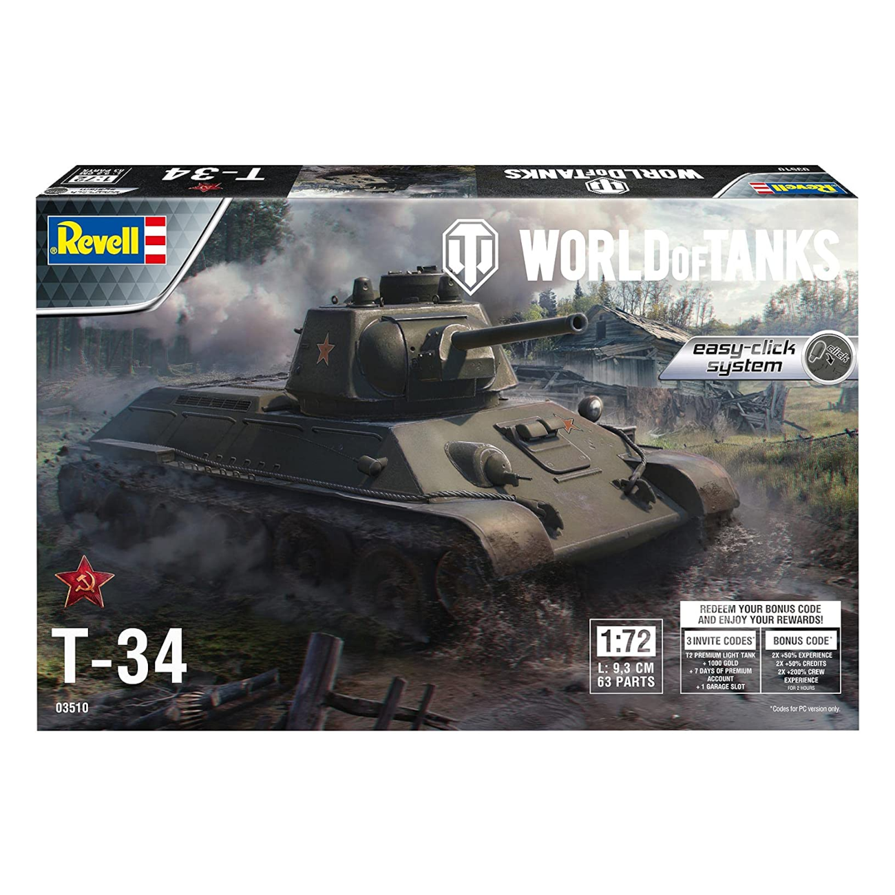 Revell 03510 - T-34 - World of Tanks easy-click