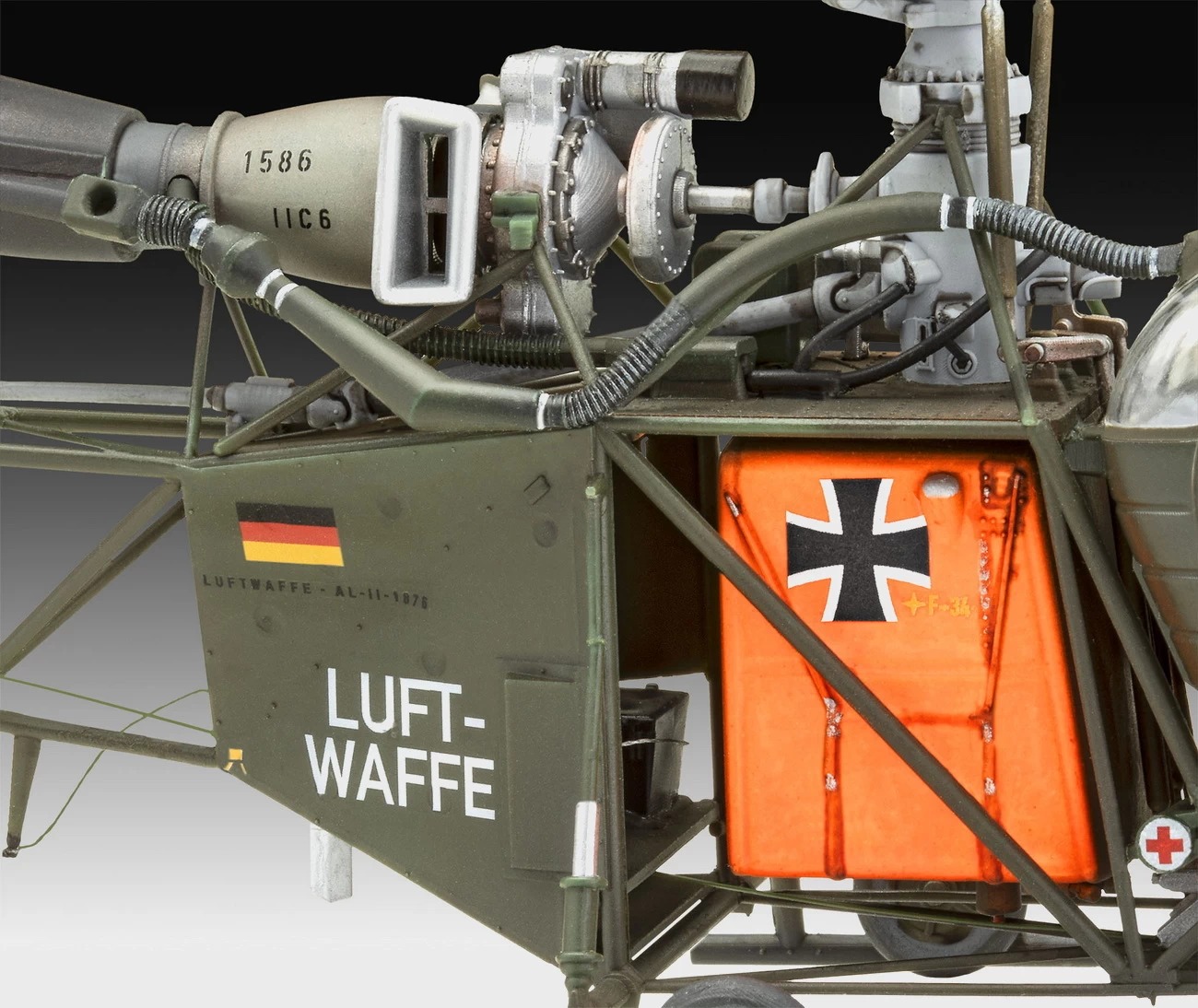 Revell 03804 - Alouette II - Hubschrauber Modell