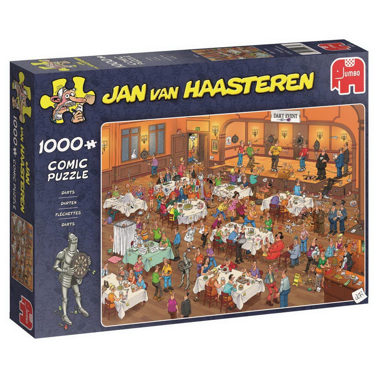 Puzzle - Das Dart-Turnier (van Haasteren) - 1000 Teile