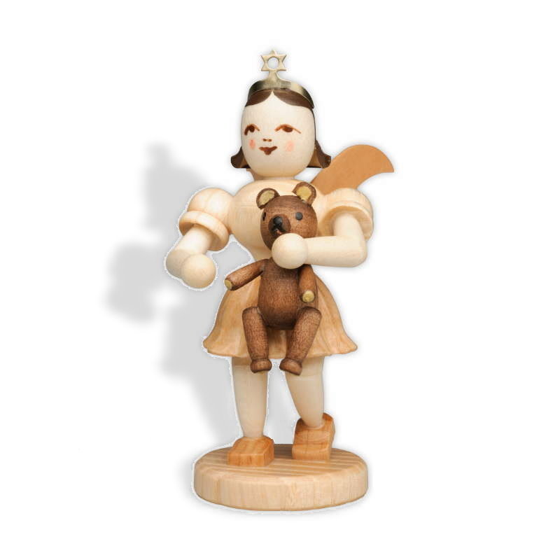 Blank Kurzrock-Engel mit Teddybär