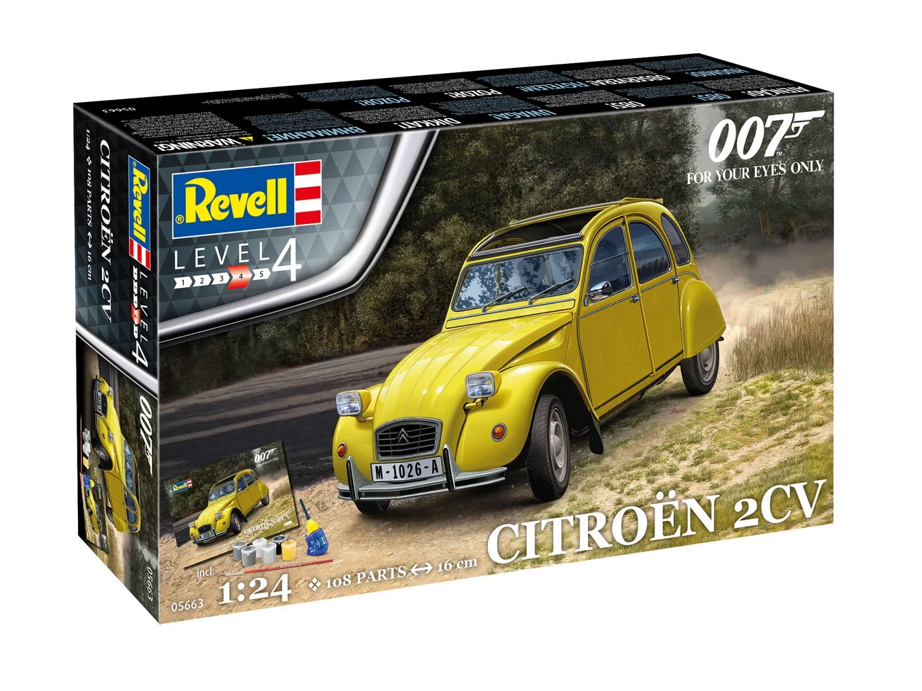 Revell 05663 - Geschenkset James Bond Citroen 2 CV