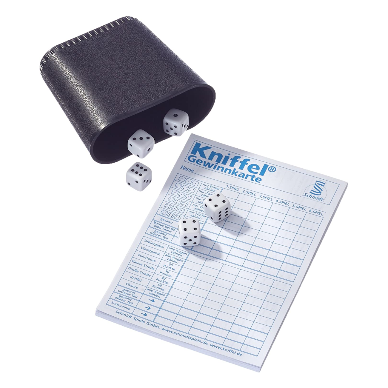 Reisespiel Kniffel Metalldose (Schmidt 51203)